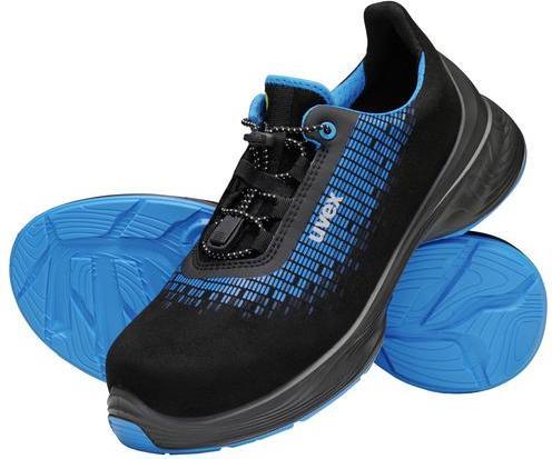 Image du produit Uvex Safety 6830043 Chaussures basses de sécurité S2 Taille (UE) : 43 Bleu, Noir 1 paire (S2, 43)