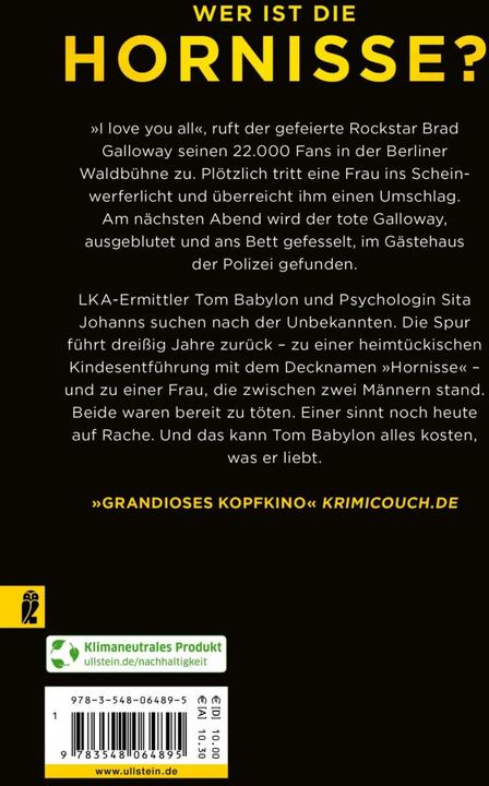 Produktbild Die Hornisse (Deutsch, Marc Raabe, 2021)