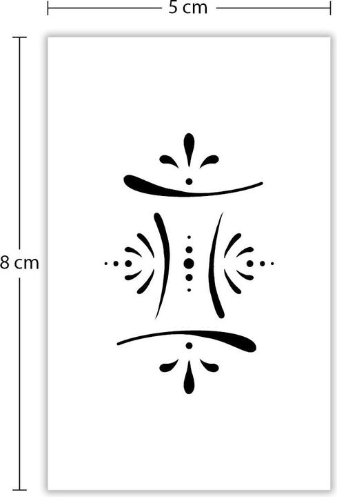 Produktbild minink Temporäres Tattoo: Sternzeichen Zwilling in kalligrafischer Schrift