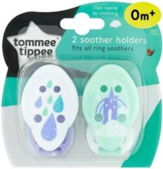 Tommee Tippee soother holders, 2 pcs, 43336391 (2 x)