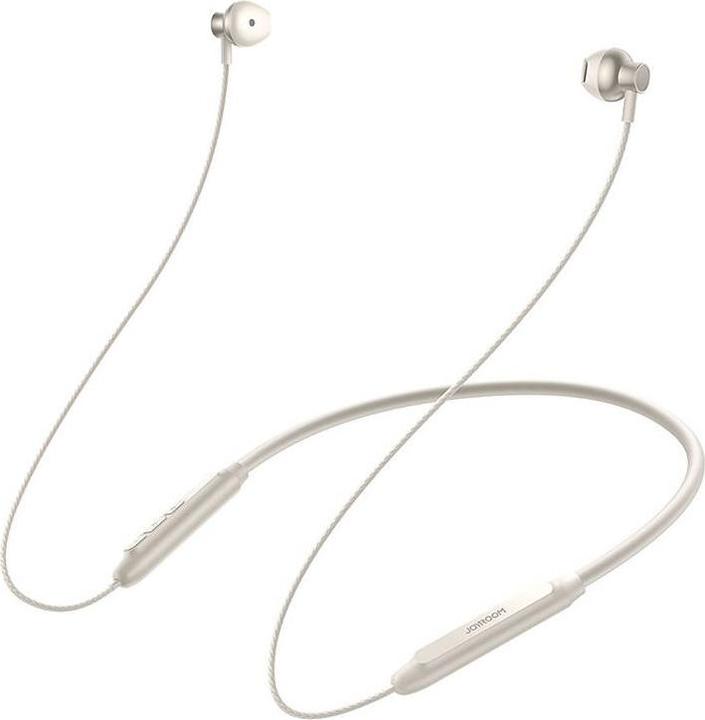 Productafbeelding Joyroom Magnetische Bluetooth koptelefoon Sport nekband oordopjes 14,2mm - Wit (ANC, 30 h, Draadloze)