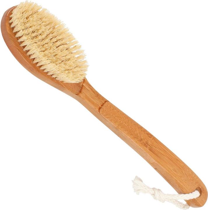 Bath brush bamboo with coconut bristles