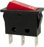 Velleman Interrupteur à bascule de puissance 10A-250V Spst On-Off avec lumière rouge au néon