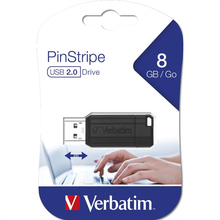 Produktbild Verbatim PinStripe (8 GB, USB-A)