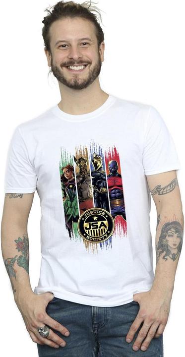 Immagine prodotto Maglietta Black Adam JSA Distintivo d'oro (4XL)