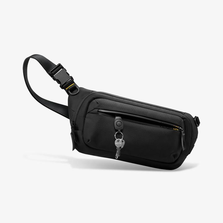 Actual product image Spigen KD410 Sling Bag Klasden - Black