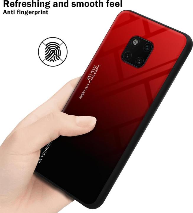 Produktbild Cadorabo TPU 2 Farben Glas Cover (Huawei Mate 20 Pro)