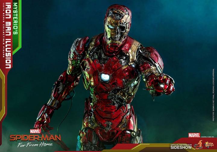 Actual product image Hot Toys Spider-Man: Far From Home "Mysterio's Iron Man Illusion" 1/6 Scale Figure
