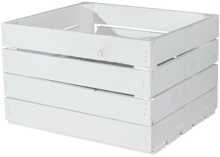 Immagine prodotto Holz Zollhaus Harasse di legno Vintage Bianco 40 x 50 cm (50 x 40 x 30 cm, 60 l)