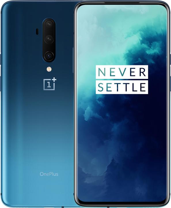 Actual product image OnePlus 7T Pro (8GB) (256 GB, Haze blue, 6.67", Dual SIM, 48 Mpx, 4G)