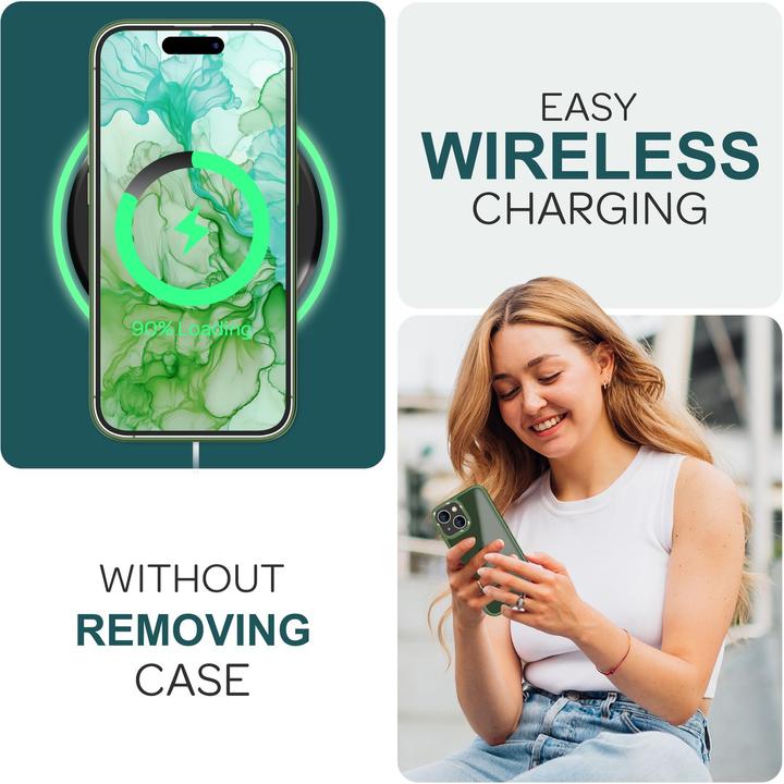 Actual product image Nalia Hybrid Sleeve Matt Transparent Frosted (Apple iPhone 15 Plus)
