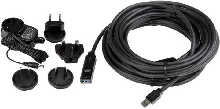 Actual product image StarTech 10 m active USB 3.0 SuperSpeed extension cable - plug/socket (10 m, USB 3.2 Gen 1)