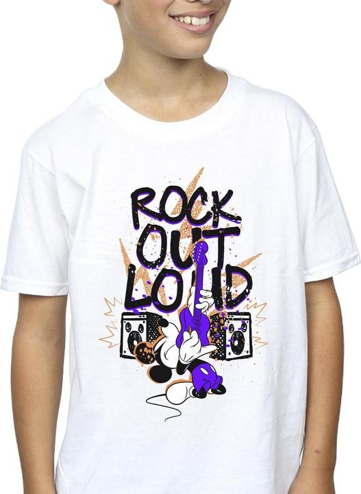 Immagine prodotto Disney Mickey Mouse Rock Out Loud Maglietta Ragazzi (140, 146)