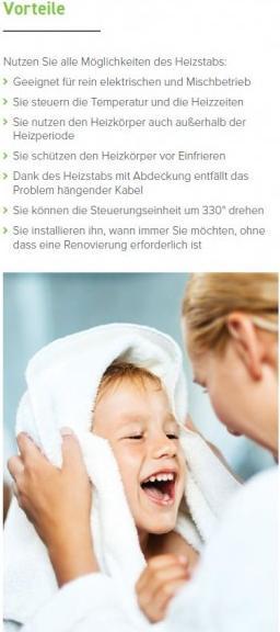 Image du produit Mert - Digitaler Regler KMX1 Inklusive Heizpatrone 400W, Weiss, mit Spiralkabel und Stecker