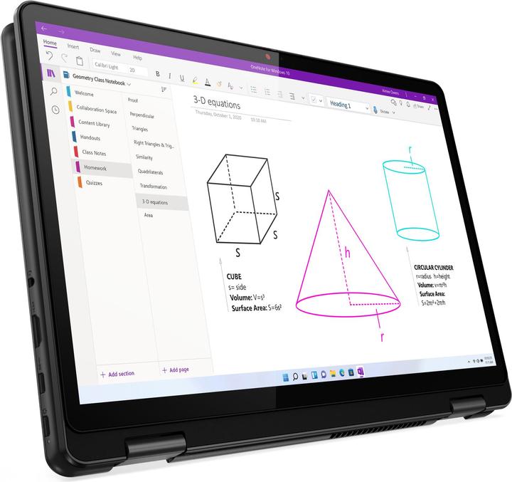 Produktbild Lenovo 13w Yoga G1 AMD Ryzen 5 5625U 33,78cm 13.3" FHD 16GB 512GB SSD UMA W11P Thunder Black TopSeller (13.30", AMD Ryzen 5 5625U, 16 GB, 512 GB, DE)