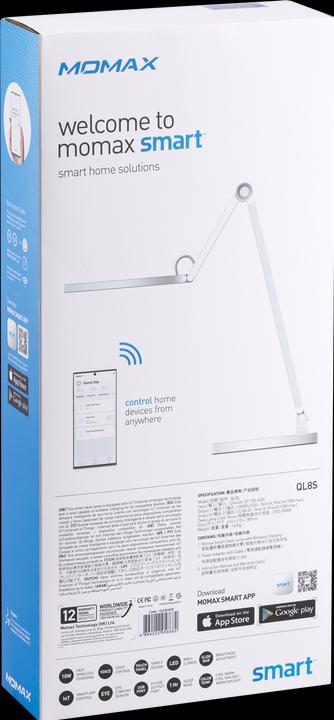 Image du produit Momax Lampe de bureau intelligente IoT avec chargement sans fil