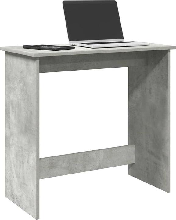 Actual product image VidaXL Desk concrete grey 84x40x75 cm Wood-based office desk Table (80 x 40 x 75 cm)