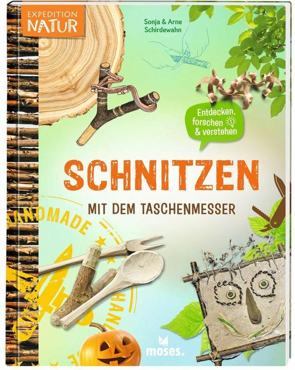 Produktbild Schnitzen mit den Taschenmesser (Deutsch, Arne Schirdewahn, Sonja Schirdewahn, 2024)