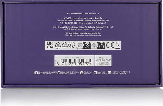 Produktbild Shots Gen - Rechargeable Triple Motor - G-Spot Vibrator with Pulse Wave and Vibrating Bristles - P