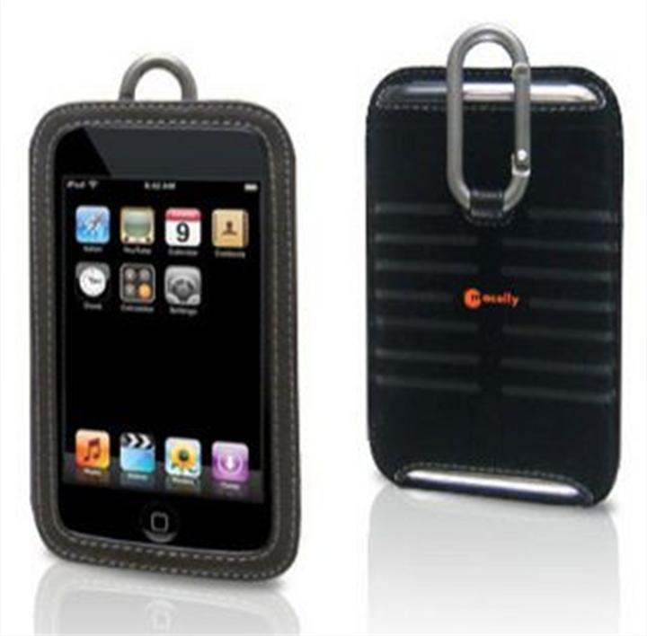 Actual product image Macally Bella Leather Case for iPod touch 2G/3G Black
