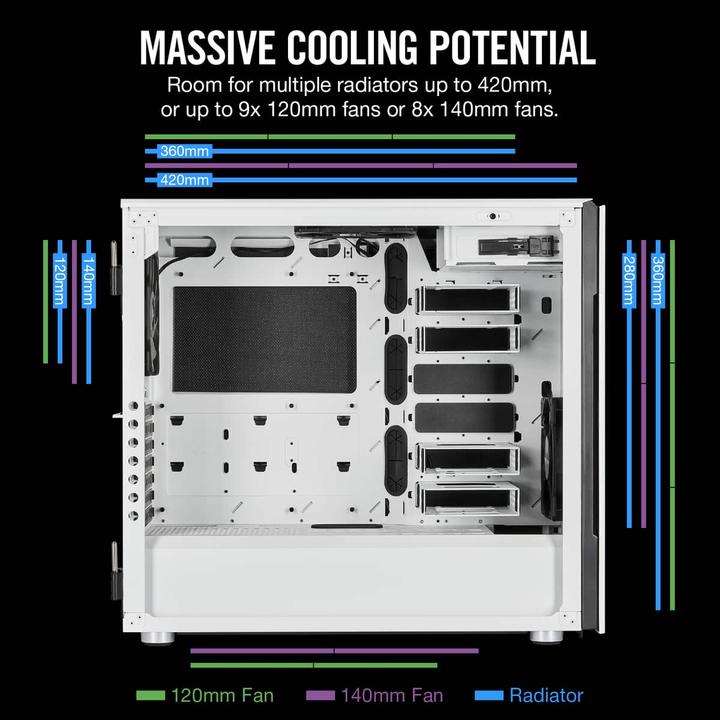 Immagine prodotto Corsair Carbide 678C (ATX, mATX, Mini-ITX, E-ATX)