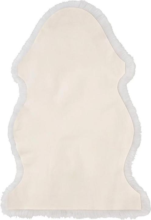 Produktbild Natura Punto Echte Schaffelle im 2er-Set, flauschig und besonders weich, grau und elfenbein, 90 x 60 cm (60 cm)