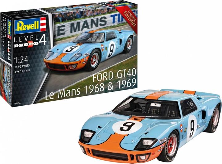 Actual product image Revell Ford GT40 Le Mans 1968