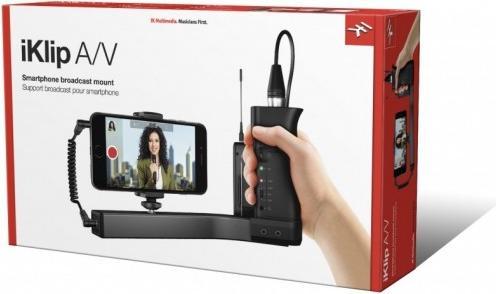 Image du produit IK Multimedia Support pour trépied de téléphone portable IP-IKLIP (Trépied Support de smartphone)