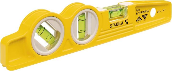 Produktbild Stabila Wasserwaagen Type 81 SV REM W45 Torpedo (25 cm)