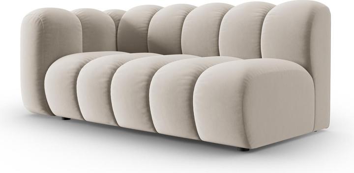 Actual product image Micadoni Velvet Left Modular Sofa, "Lupine", 3 Seats, 175x95x70Made in Europe (2 person sofa, 3-seater, 4-seater)