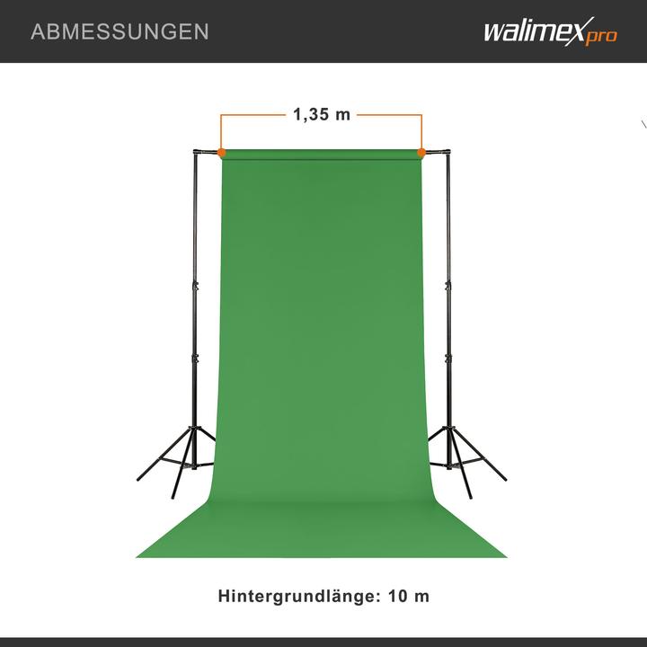 Immagine prodotto Walimex Cartone di sfondo (135 cm, 1000 cm)