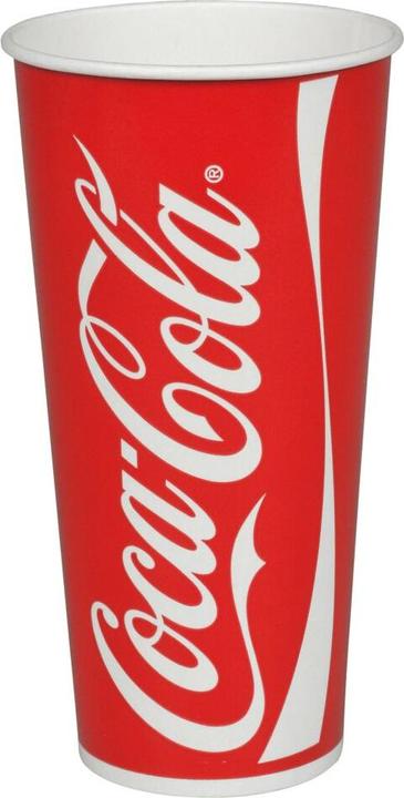 Produktbild Abena Cold cup, Coca-Cola, 17cm, Ø9cm, 50 cl, 60 cl, red, paperboard/PE, 22 oz (50 x)