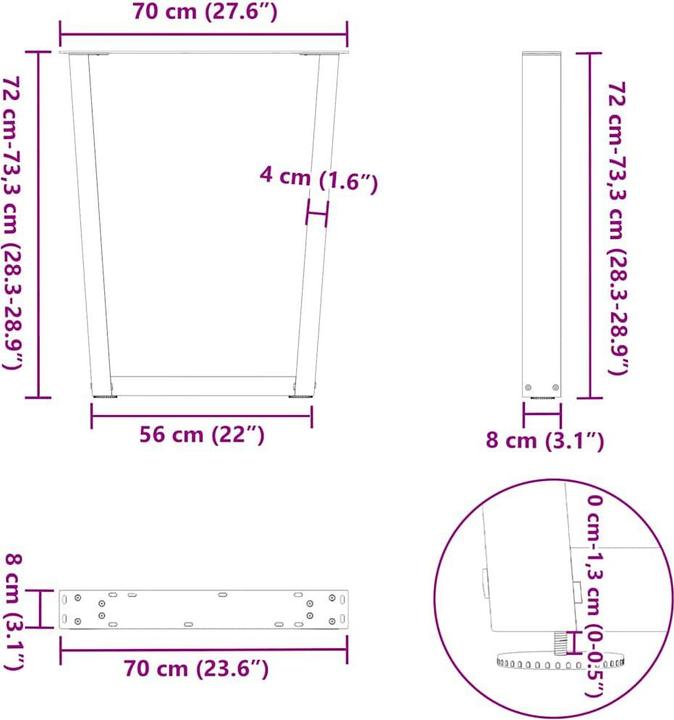 Image du produit VidaXL Lalage Leucomela