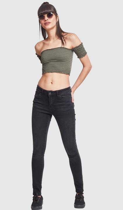 Immagine prodotto Urban Classics Top donna con spalla fredda accorciata e fumo (L)