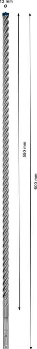 Productafbeelding Bosch Professional Zubehör Expert SDS plus-7X hamerboor, 12 x 550 x 600 mm (12 millimeter)