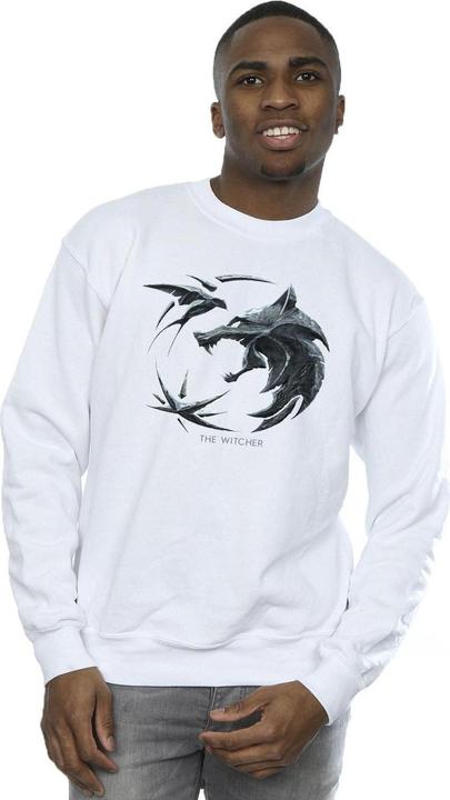 Immagine prodotto Netflix The Witcher Wolf Logo Felpa Uomo (XXL)