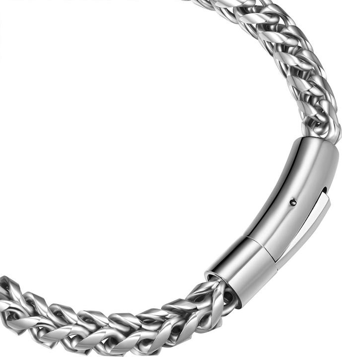 Produktbild True Rebels Herren Armband - 36716 (17 cm, Edelstahl)