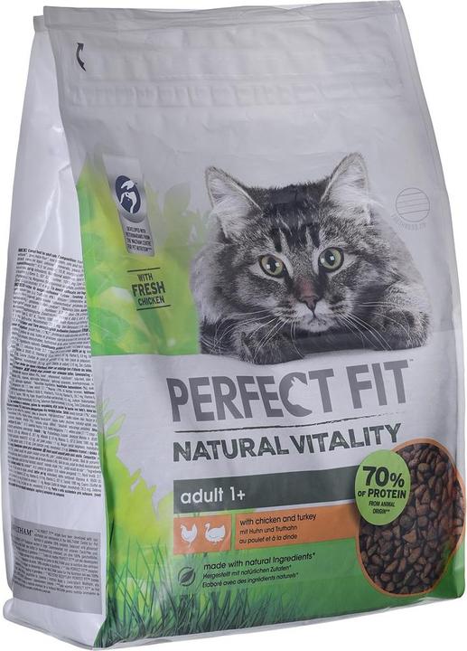 Actual product image Perfect Fit sucha karma kurczak indyk skirta kota2,4KG (Adult, 2400 g)
