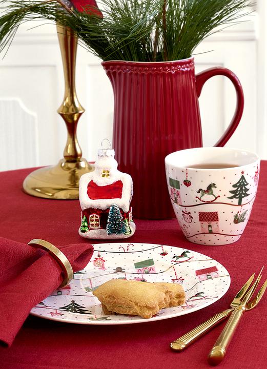 Immagine prodotto Greengate Piatto da torta Alice rosso 28 cm