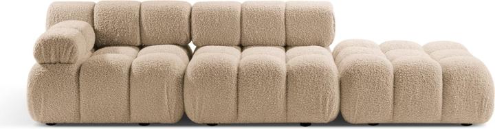 Actual product image Micadoni Velvet Left Modular Sofa, "Bellis", 4 Seats, 282x94x70 Made in Europe (2 person sofa, 3-seater, 4-seater)