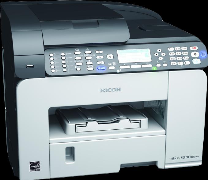 RICOH SG 3110SFNW Geljet (Encre, Couleur)