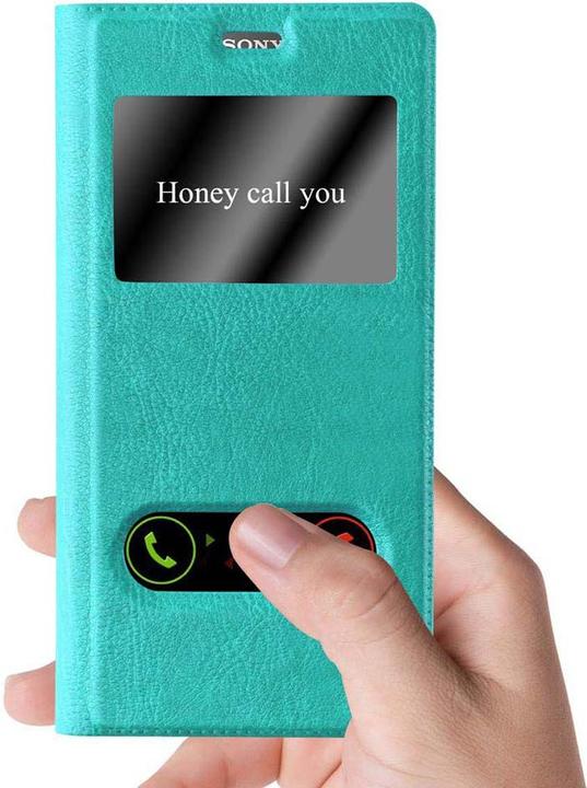 Actual product image Cadorabo Book with View double window cover (Sony Xperia Z5 Premium)