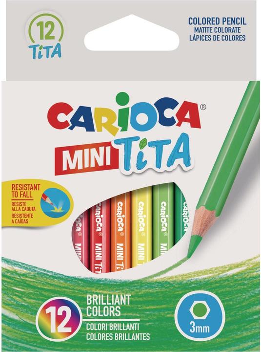 Produktbild Carioca Farbstift Mini Tita (Mehrfarbig, 12 x)