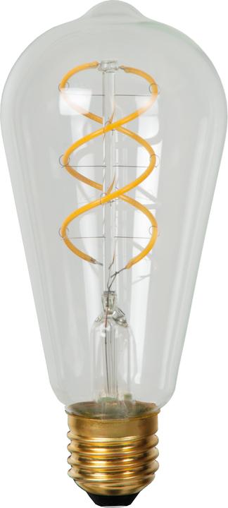 Produktbild Lucide ST64 - Glühfadenlampe - Ø 6,4 cm - LED Dim. - E27 - 1x4,9W 2700K - Transparent 49034/05/60 (E27, 4.90 W, 450 lm, 1 x, G)