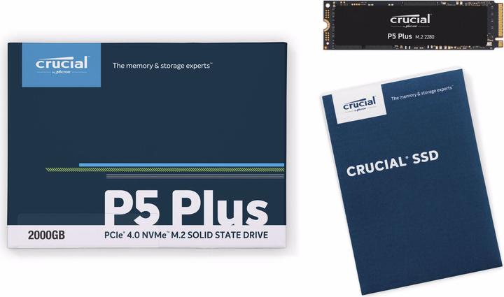 Actual product image Crucial P5 Plus (2000 GB, M.2 2280)