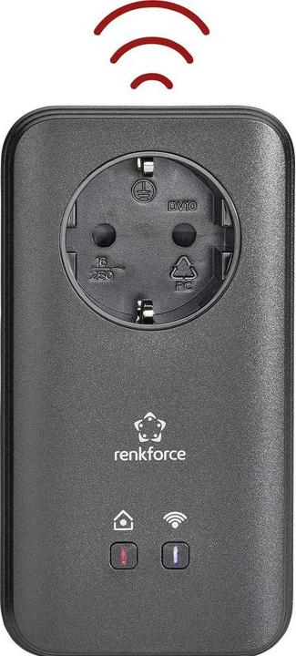 Productafbeelding Renkforce PL600D WiFi Powerline enkelvoudige WLAN-adapter 500 MBit/s (500 Mbit/s)