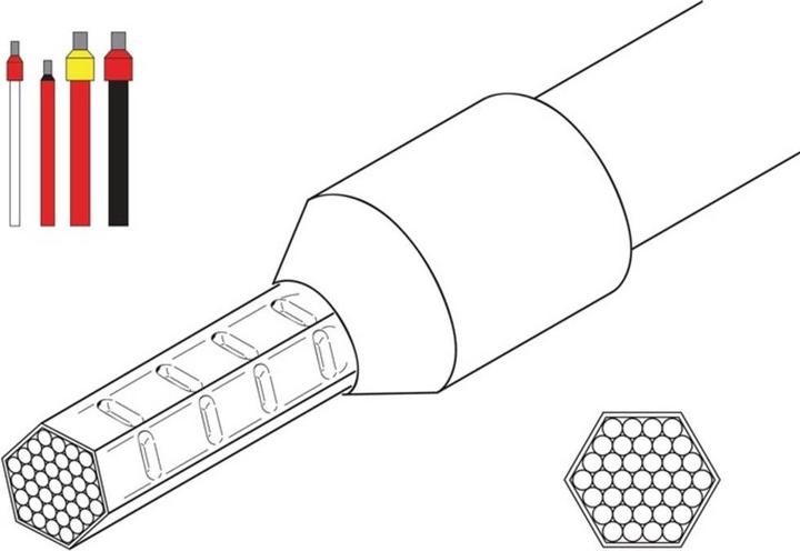Actual product image Weidmüller Crimping Pliers Wire End Sleeves 0.14 (195 mm)