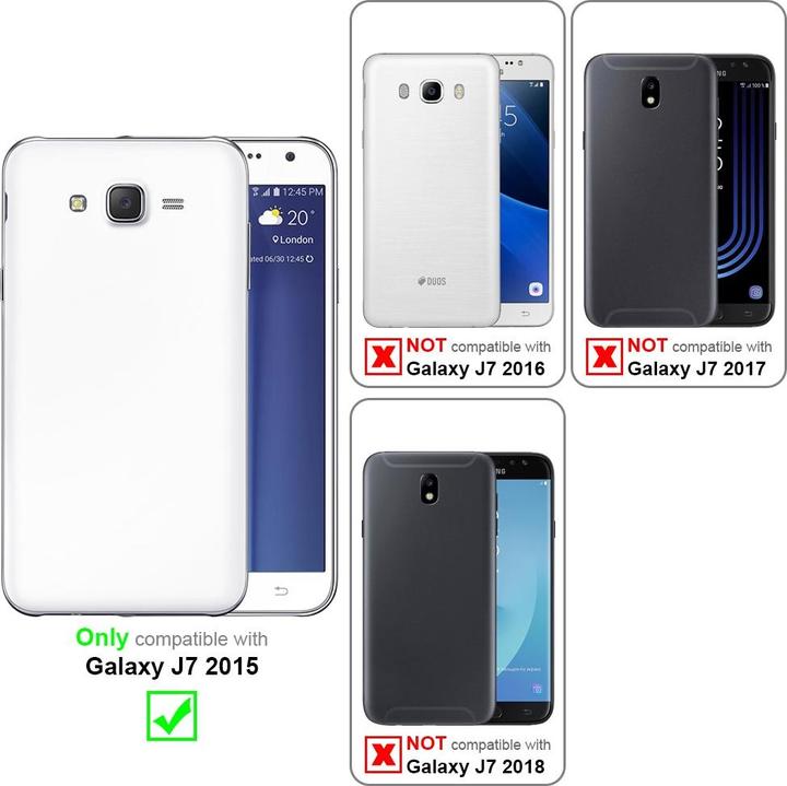 Produktbild Cadorabo Handykette für Samsung Galaxy J7 2015 Necklace Hülle mit verstellbarem Kordelband