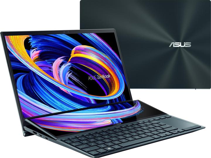 Produktbild ASUS ZenBook Duo 14 UX482EG-HY016R - Core i7 1165G7 / 2.8 GHz - Win 10 Pro - 32 GB RA (14", Intel Core i7-1165G7, 32 GB, 1000 GB, DE)