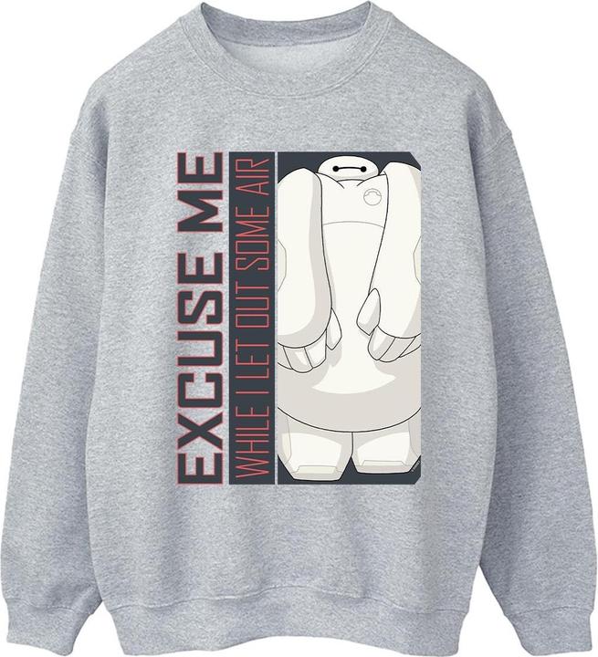 Disney Big Hero 6 Baymax Excuse Me Some Air Sweatshirt (L)